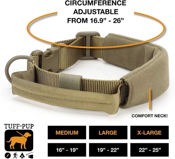 dog collars & leashes tactical military collar - nylon adjustable (16.9" 26") fits most training with control handle
dog collars & leashes tactical military collar - nylon adjustable (16.9" 26") fits most training with control handle