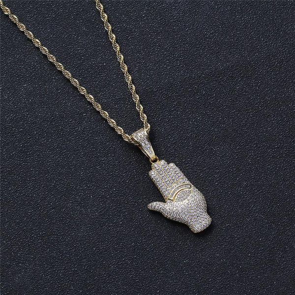 creative hip hop palm pendant luxury full cubic zircon iced out necklace men women jewelry gift necklaces, Silver
creative hip hop palm pendant luxury full cubic zircon iced out necklace men women jewelry gift necklaces, Silver