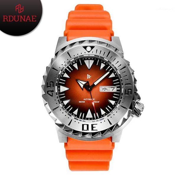 retangula rdunae nh36a men's automatic watch sapphire crystal luminous 150m waterproof diver steel mechanical watches wristwatches, Slivery;brown
retangula rdunae nh36a men's automatic watch sapphire crystal luminous 150m waterproof diver steel mechanical watches wristwatches, Slivery;brown