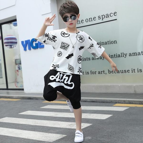 teen boys clothing sets summer clothes childrens hip hop short sleeve harem pants costume two piece suit 6 8 9, White
teen boys clothing sets summer clothes childrens hip hop short sleeve harem pants costume two piece suit 6 8 9, White