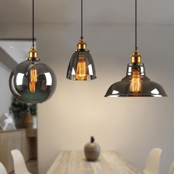 vintage pendant lights glass lamp loft nordic hang 28cm smoky grey industrial dinning room bedroom kitchen e27 lamps
vintage pendant lights glass lamp loft nordic hang 28cm smoky grey industrial dinning room bedroom kitchen e27 lamps
