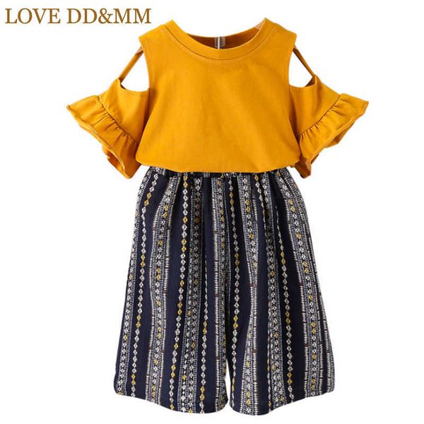 love dd&mm girls sets summer clothing girls strapless horn sleeve bottoming shirt+chiffon wide leg pants two-piece suit 210715, White
love dd&mm girls sets summer clothing girls strapless horn sleeve bottoming shirt+chiffon wide leg pants two-piece suit 210715, White