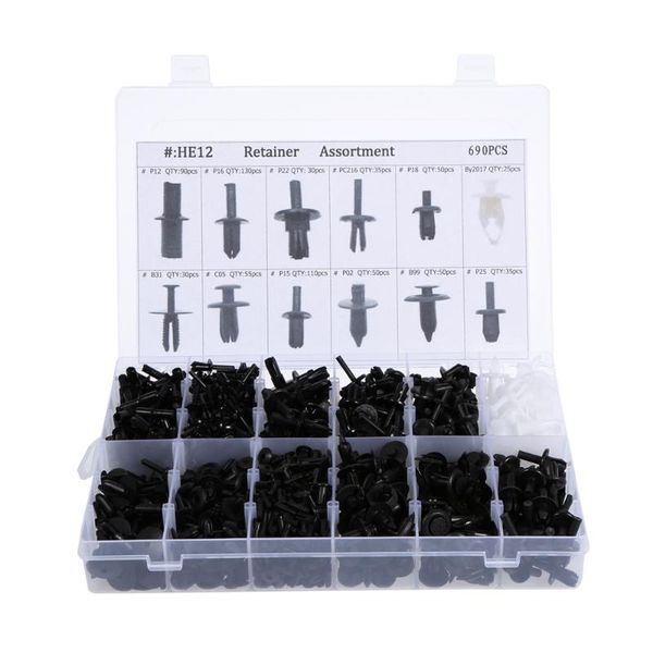 other vehicle tools 600pcs assorted car body push retainer pin rivet fasteners trim moulding clip automotive furniture assembly expansion sc
other vehicle tools 600pcs assorted car body push retainer pin rivet fasteners trim moulding clip automotive furniture assembly expansion sc
