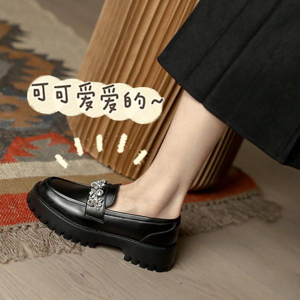 dress shoes grape mother lolita xiaoxiangfeng 2021 leather single female wild british style mary jane jk uniform women's obx, Black
dress shoes grape mother lolita xiaoxiangfeng 2021 leather single female wild british style mary jane jk uniform women's obx, Black