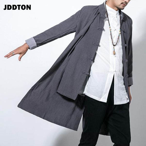 men's trench coats jddton cotton linen kimono vintage long gown buckle jackets chinese robe loose windbreaker traditional hanfu je522, Tan;black
men's trench coats jddton cotton linen kimono vintage long gown buckle jackets chinese robe loose windbreaker traditional hanfu je522, Tan;black