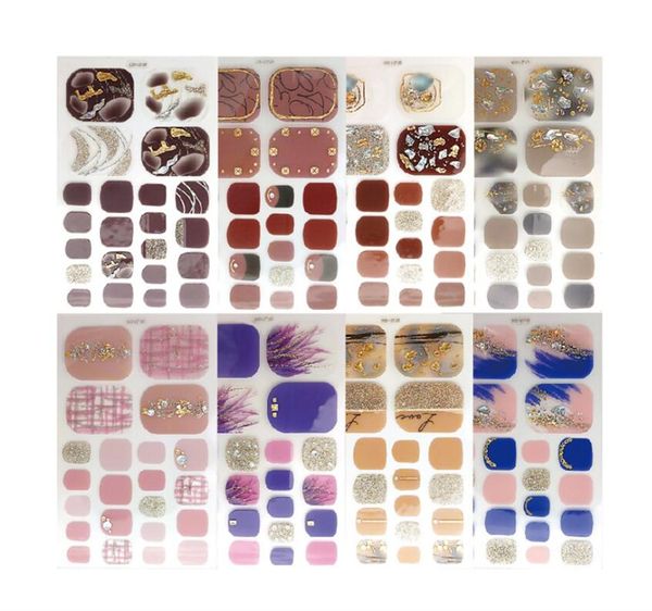 wholesale 22 tips/sheet toe nail sticker album designs manicure accesoires nailart stickers wraps diy women salon loveliness, Black
wholesale 22 tips/sheet toe nail sticker album designs manicure accesoires nailart stickers wraps diy women salon loveliness, Black