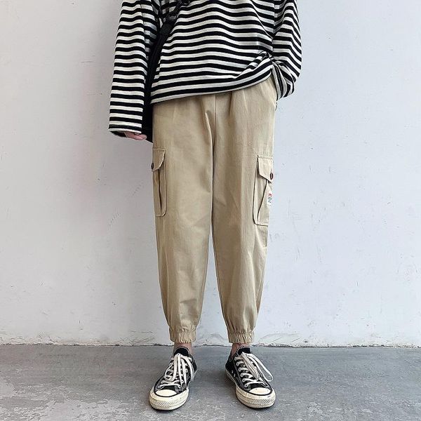 men's pants fashion leisure punk style street attire tide jogger loose outdoor sports long pant size s-3xl, Black
men's pants fashion leisure punk style street attire tide jogger loose outdoor sports long pant size s-3xl, Black