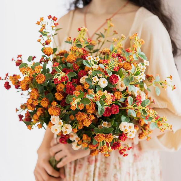 decorative flowers & wreaths 1pcs 26 heads small roses bouquet artificial silk for table vase home ornaments wedding fake
decorative flowers & wreaths 1pcs 26 heads small roses bouquet artificial silk for table vase home ornaments wedding fake