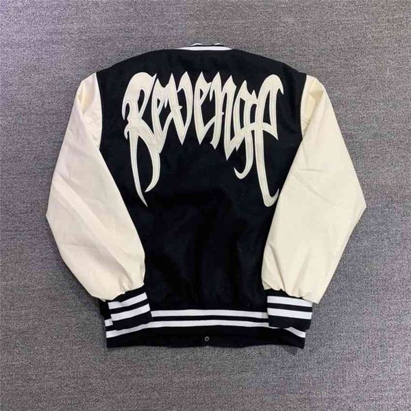 men's jackets xxxtentacion revenge varsity male jacket women's embroidered leather sleeves seam uniform baseball clothes, Black;brown
men's jackets xxxtentacion revenge varsity male jacket women's embroidered leather sleeves seam uniform baseball clothes, Black;brown