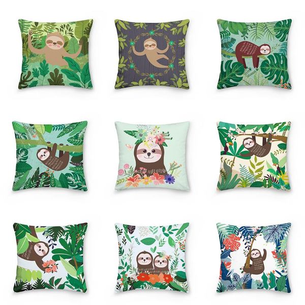 pillow case cute lazy animal tropical plants printed decorative cover for sofa chair car waist throw cushion protective
pillow case cute lazy animal tropical plants printed decorative cover for sofa chair car waist throw cushion protective