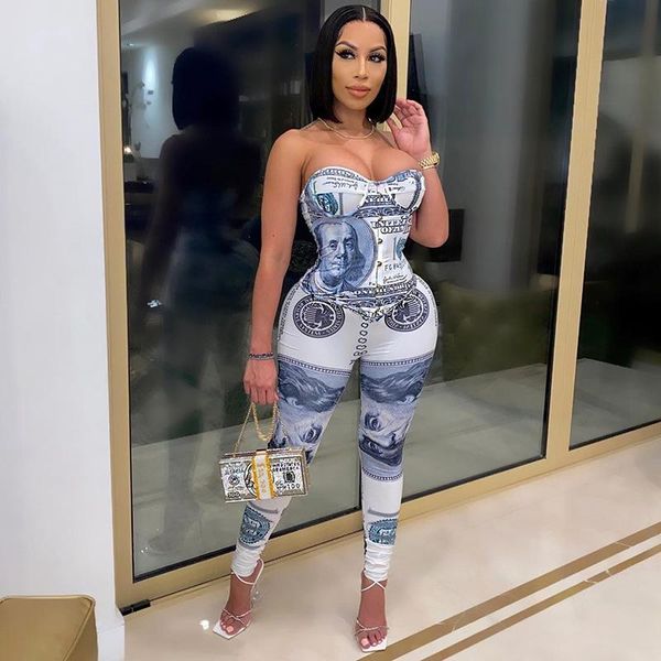 gym clothing sleeveless strapless money usd print jumpsuit fitness stretch club outfits streetwear party night playsuit overalls, White;black
gym clothing sleeveless strapless money usd print jumpsuit fitness stretch club outfits streetwear party night playsuit overalls, White;black