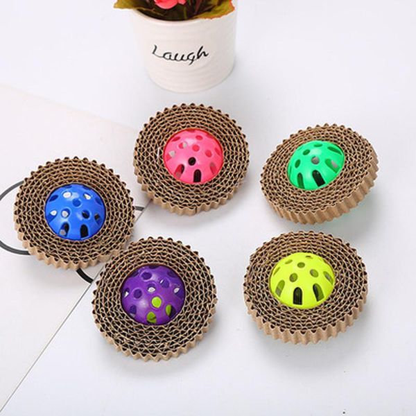 funny pet cat scratch board toy corrugated paper claw with plastic bell ball wholesale toys
funny pet cat scratch board toy corrugated paper claw with plastic bell ball wholesale toys