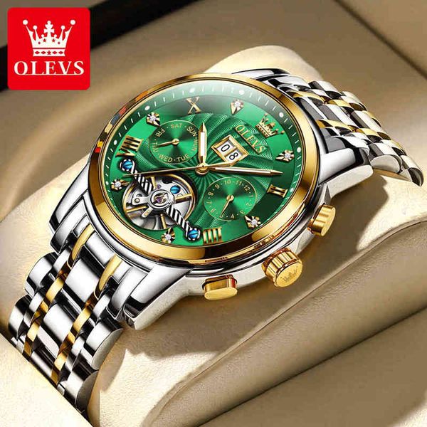 watches brand men olevs automatic mechanical 50m waterproof stainless steel skeleton design reloj de hombre, Slivery;brown
watches brand men olevs automatic mechanical 50m waterproof stainless steel skeleton design reloj de hombre, Slivery;brown