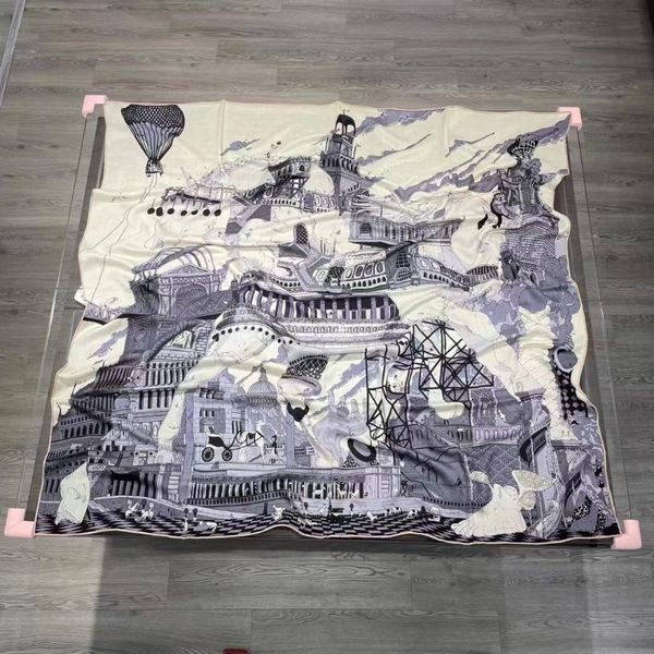 scarves luxury 70% cashmere 30% silk scarf women fashion castle horse shawl stole winter warm kerchief bandana 135*135cm, Blue;gray
scarves luxury 70% cashmere 30% silk scarf women fashion castle horse shawl stole winter warm kerchief bandana 135*135cm, Blue;gray