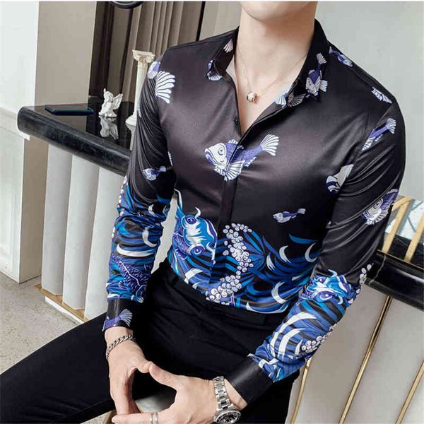 polos luxury design slim fit long sleeve camisa masculina l men club prom shirt, White
polos luxury design slim fit long sleeve camisa masculina l men club prom shirt, White