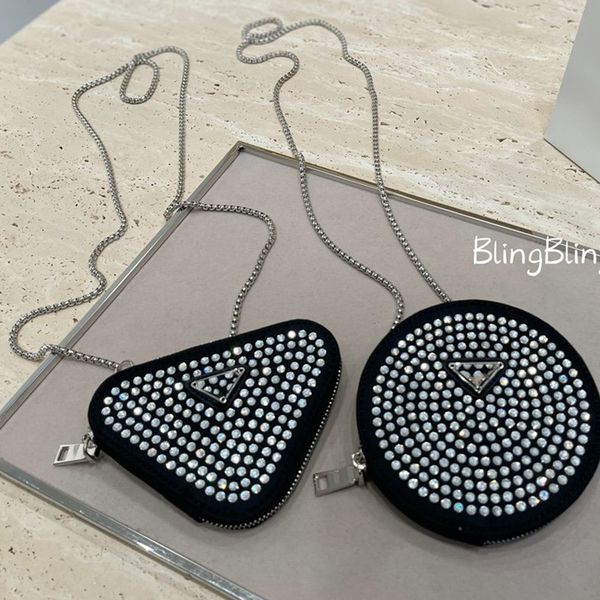 outlet factory high version bright drill full chain zero wallet zipper small triangle badge bag luxuryss designerss yw
outlet factory high version bright drill full chain zero wallet zipper small triangle badge bag luxuryss designerss yw