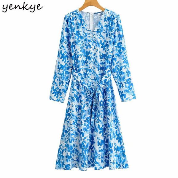 casual dresses fashion women blue print dress long sleeve v neck sashes a-line midi elegant lady spring vestido, Black;gray
casual dresses fashion women blue print dress long sleeve v neck sashes a-line midi elegant lady spring vestido, Black;gray