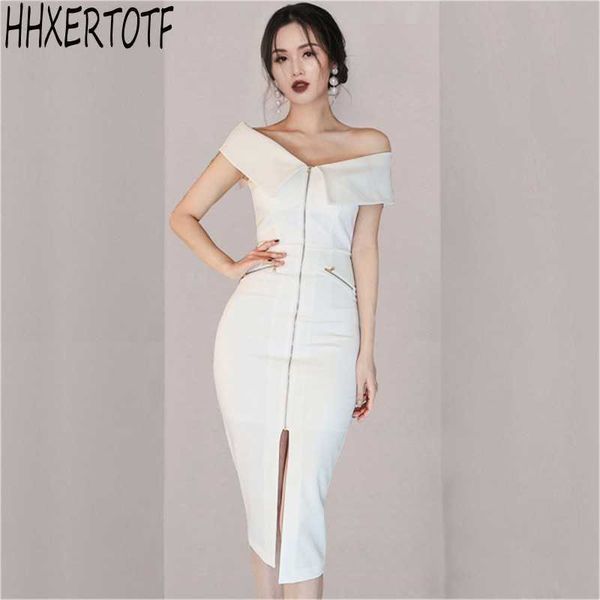 summer elegant women dress sleeveless off shoulder women zipper dresses 210531, Black;gray
summer elegant women dress sleeveless off shoulder women zipper dresses 210531, Black;gray