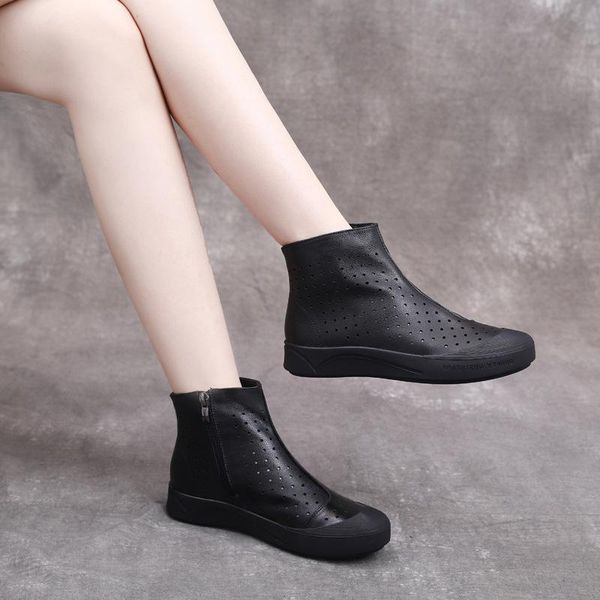 boots bottom casual side zipper women's with style leather flat soft soles and plush thermal in, Black
boots bottom casual side zipper women's with style leather flat soft soles and plush thermal in, Black