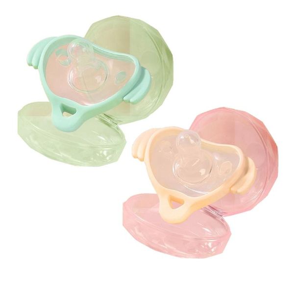 pacifiers# baby silicone pacifier+storage box set infant teething chewing soother comfort appease nipple+teether dust cover
pacifiers# baby silicone pacifier+storage box set infant teething chewing soother comfort appease nipple+teether dust cover