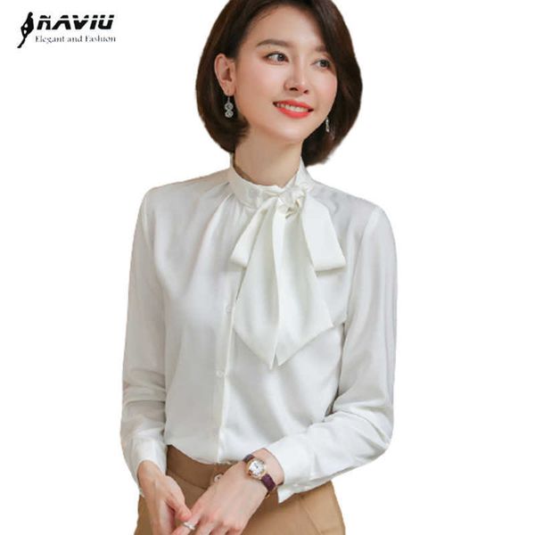 professional womens long sleeve spring fashion elegant loose bow temerament chiffon blouses office ladies work 210604, White
professional womens long sleeve spring fashion elegant loose bow temerament chiffon blouses office ladies work 210604, White