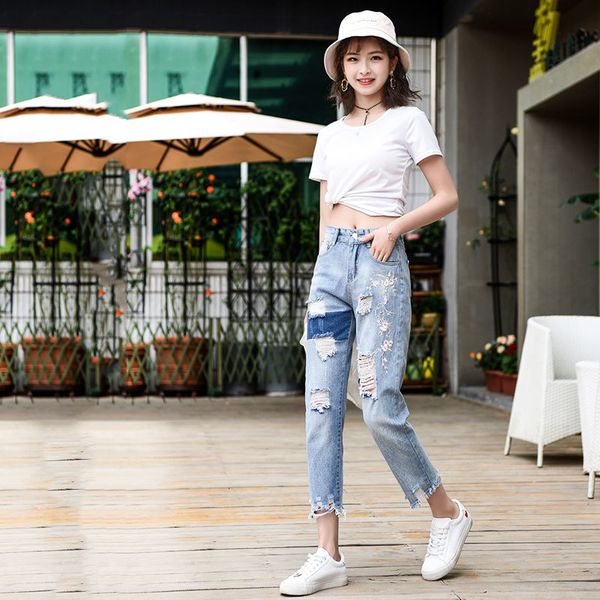 women's jeans kostum harem pants jacket jeans seluar slack wanita wide women high waist ripped casual 76u2, Blue
women's jeans kostum harem pants jacket jeans seluar slack wanita wide women high waist ripped casual 76u2, Blue