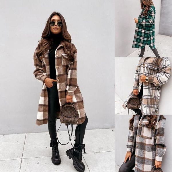 women's wool & blends women autumn winter plus size long fur coat casual plush warm sleeve outerwear streetwear female cotton jacket, Black
women's wool & blends women autumn winter plus size long fur coat casual plush warm sleeve outerwear streetwear female cotton jacket, Black