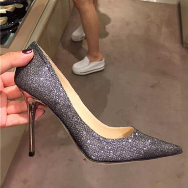 high-heeled shoes women's fine with pointed sets of feet single 2021 spring and autumn silver sequins wedding dress, Black
high-heeled shoes women's fine with pointed sets of feet single 2021 spring and autumn silver sequins wedding dress, Black