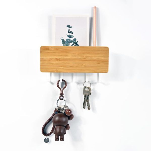 space saving home wall hook set storage rack wooden key hanger hat organizer shelf for household bedroom ornaments hooks & rails
space saving home wall hook set storage rack wooden key hanger hat organizer shelf for household bedroom ornaments hooks & rails