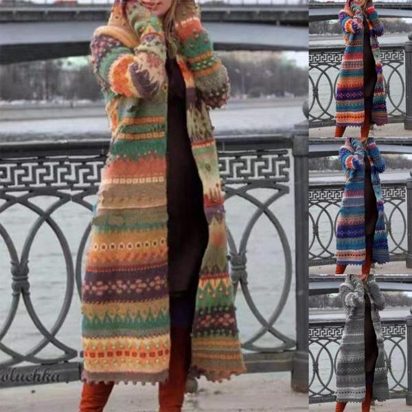 women's jackets drop lady jacket vintage ethnic extra1 long casual autumn coat for daily wear, Black;brown
women's jackets drop lady jacket vintage ethnic extra1 long casual autumn coat for daily wear, Black;brown