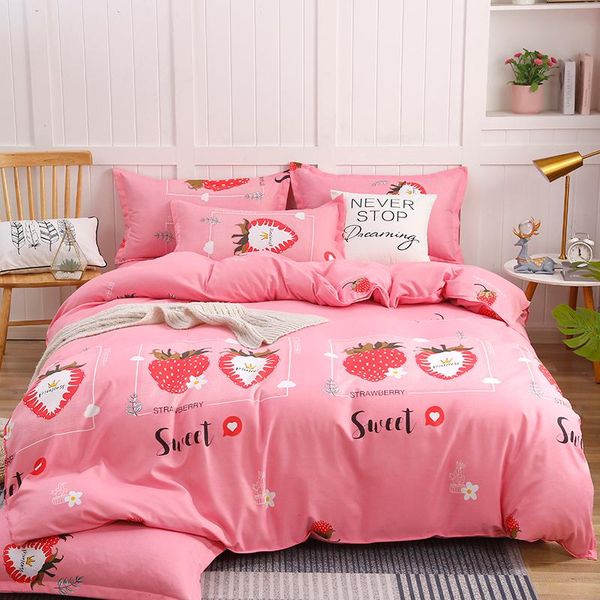 bedding sets fashion series 3-4pcs pink strawberry home bedroom textile modern boy girls duvet cover bed sheets linen
bedding sets fashion series 3-4pcs pink strawberry home bedroom textile modern boy girls duvet cover bed sheets linen