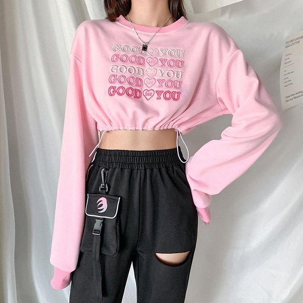 drawstring pink womens cropped preppy style school hoodies crop sweatshirt casual short harajuku hip hop streetwear women's & sweatshir, Black
drawstring pink womens cropped preppy style school hoodies crop sweatshirt casual short harajuku hip hop streetwear women's & sweatshir, Black