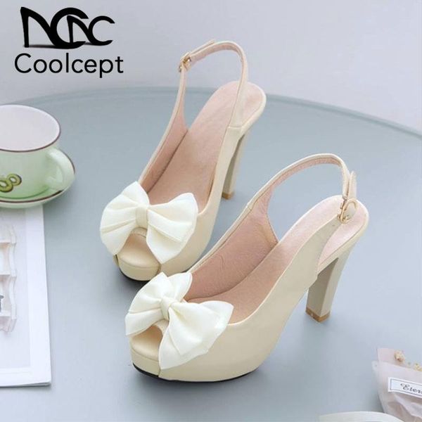 dress shoes coolcept summer women pumps designer thick high heels peep toe fashion bowknot slingbacks footwear size 32-43, Black
dress shoes coolcept summer women pumps designer thick high heels peep toe fashion bowknot slingbacks footwear size 32-43, Black