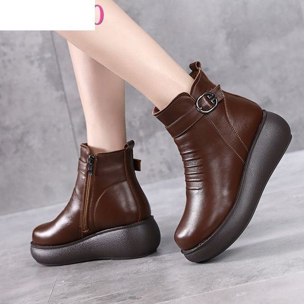 boots waterproof women snow 100% genuine leather natural wool fur platform ankle for winter warm shoes kga9, Black
boots waterproof women snow 100% genuine leather natural wool fur platform ankle for winter warm shoes kga9, Black
