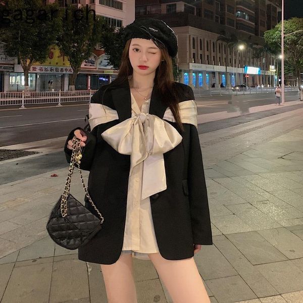 women's suits & blazers gagarich chic woman 2021 autumn ins fashion korean loose lazy style bow design mid-length versatile female jack, White;black
women's suits & blazers gagarich chic woman 2021 autumn ins fashion korean loose lazy style bow design mid-length versatile female jack, White;black