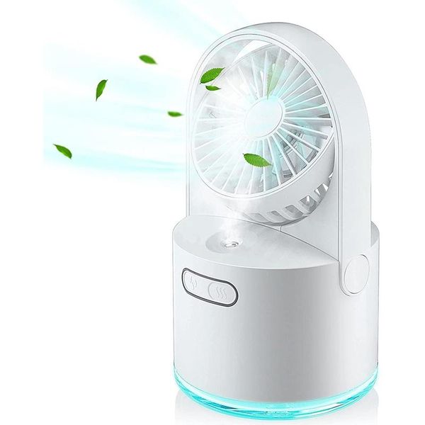 electric fans mini usb fan with mist, table 300ml water tank and 7 colorful nightlight, portable silent for home office
electric fans mini usb fan with mist, table 300ml water tank and 7 colorful nightlight, portable silent for home office