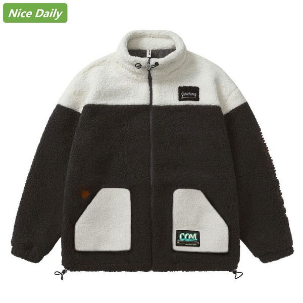 men's jackets nicedaily 2021 autumn winter loose casual jacket bear embroidered street hip-hop lamb velvet couple large size, Black;brown
men's jackets nicedaily 2021 autumn winter loose casual jacket bear embroidered street hip-hop lamb velvet couple large size, Black;brown