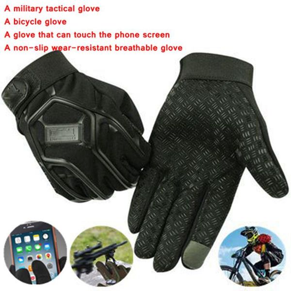 cycling gloves military tactical outdoor sports full-finger combat motorcycle anti-skid non-slip wear-resistant riding, Black
cycling gloves military tactical outdoor sports full-finger combat motorcycle anti-skid non-slip wear-resistant riding, Black
