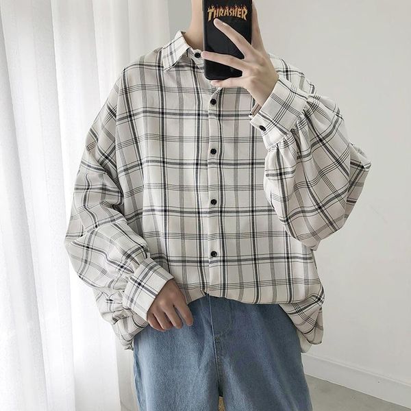 men's casual shirts 2021 autumn clothing lattice printing hawaiian shirt male long sleeve bf french cuff mens fashion white -2xl, White;black
men's casual shirts 2021 autumn clothing lattice printing hawaiian shirt male long sleeve bf french cuff mens fashion white -2xl, White;black