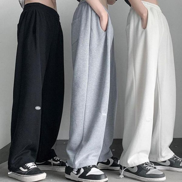 men's pants thin mopping men korean fashion casual loose straight-leg streetwear wide-leg trousers, Black
men's pants thin mopping men korean fashion casual loose straight-leg streetwear wide-leg trousers, Black