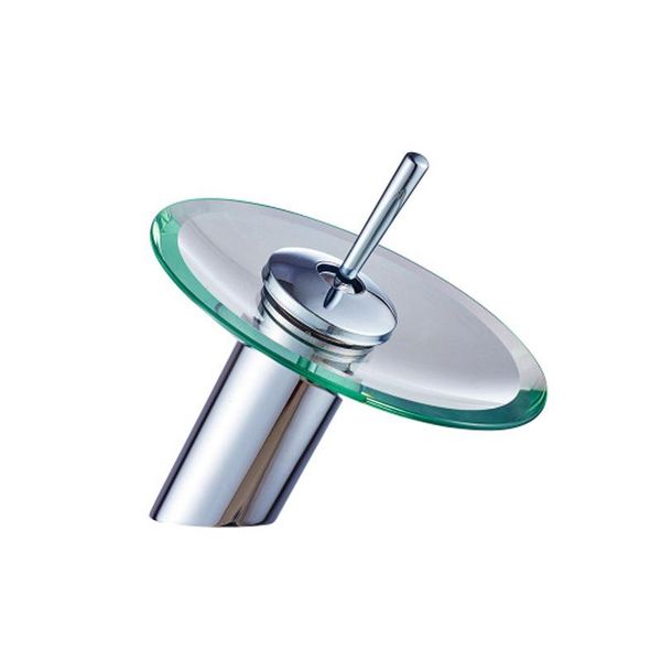 bathroom sink faucets waterfall basin mixer tap faucet chrome polished glass edge with water inlet pipe 
bathroom sink faucets waterfall basin mixer tap faucet chrome polished glass edge with water inlet pipe