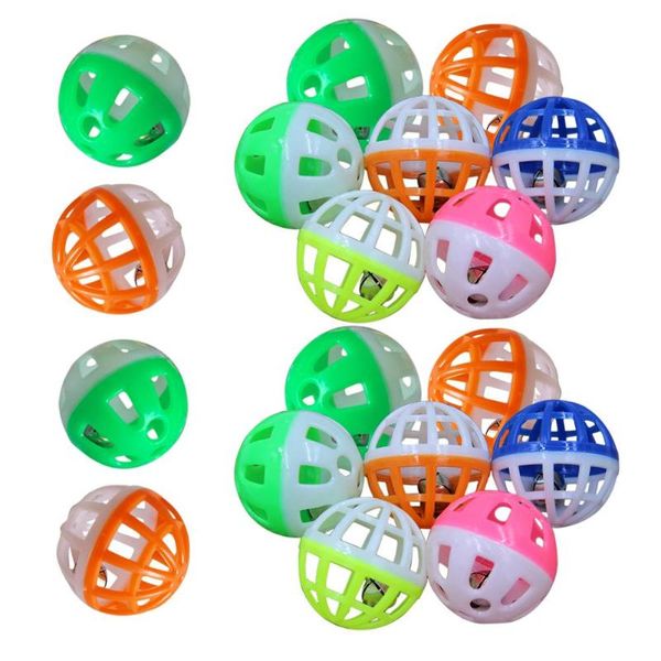 cat toys colourful 18pcs/set 4cm plastic pet kitten play balls with jingle bell pounce chase rattle toy for supplies
cat toys colourful 18pcs/set 4cm plastic pet kitten play balls with jingle bell pounce chase rattle toy for supplies