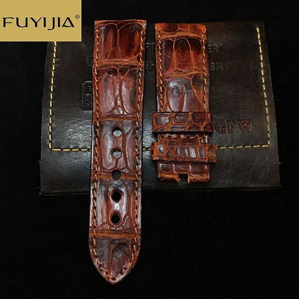 watch bands fuyijia genuine alligator strap handmade 20mm 22mm 24mm watchbands men band custom slub pattern crocodile leather belt, Black;brown
watch bands fuyijia genuine alligator strap handmade 20mm 22mm 24mm watchbands men band custom slub pattern crocodile leather belt, Black;brown