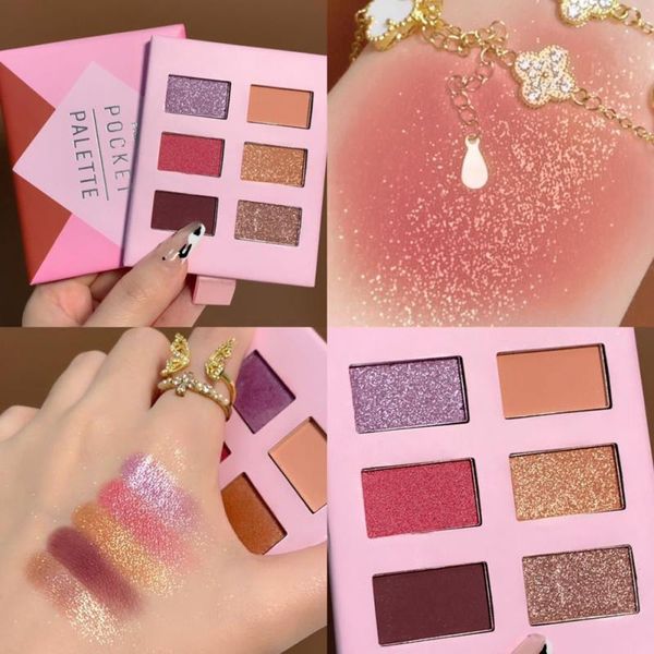 eye shadow 6 colors glitter eyeshadow palette pearly matte colorful makeup powder pigment waterproof lasting easy color tslm1
eye shadow 6 colors glitter eyeshadow palette pearly matte colorful makeup powder pigment waterproof lasting easy color tslm1