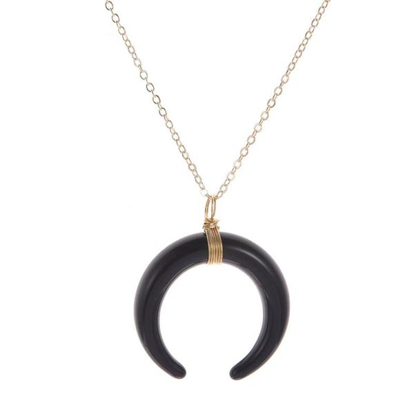 pendant necklaces european creative style horn necklace fashion handmade copper wire crescent moon collarbone chain, Silver
pendant necklaces european creative style horn necklace fashion handmade copper wire crescent moon collarbone chain, Silver