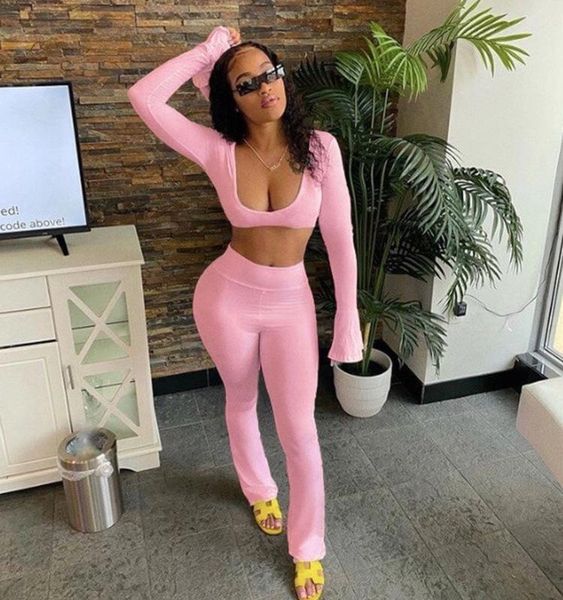 women's tracksuits two piece set outfits women slim fit u-neck long sleeve crop and pants skinny trouser tracksuit sport suit female cl, Gray
women's tracksuits two piece set outfits women slim fit u-neck long sleeve crop and pants skinny trouser tracksuit sport suit female cl, Gray