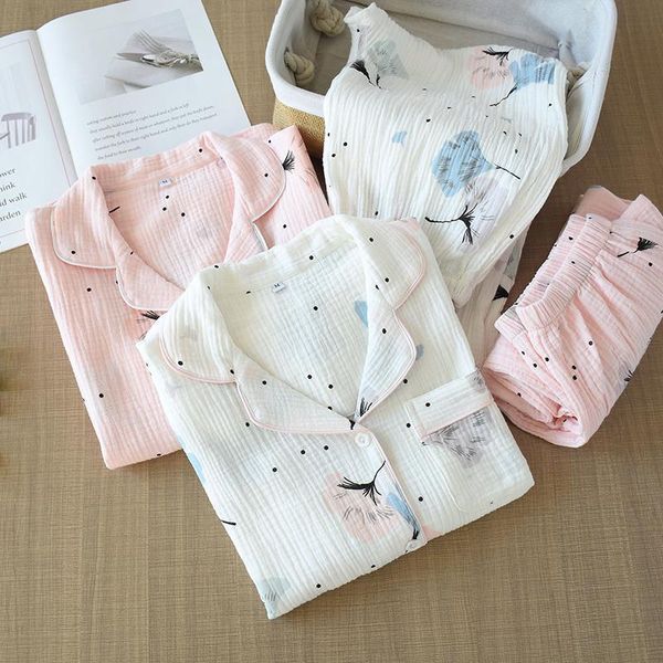 womens sleepwears ladies spring and autumn washed crepe long sleeve cotton gauze pajamas thin soft printing sleepwear plus size women, Black;red
womens sleepwears ladies spring and autumn washed crepe long sleeve cotton gauze pajamas thin soft printing sleepwear plus size women, Black;red