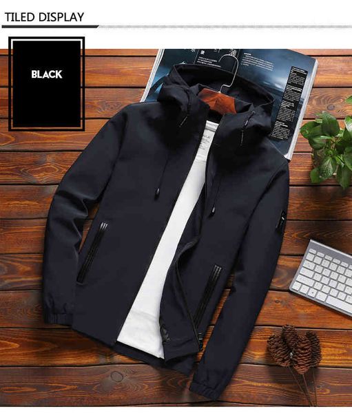 men's jackets fashion casual jacket solid hooded mens drop outwear slim fit spring autumn clothing dbxo, Black;brown
men's jackets fashion casual jacket solid hooded mens drop outwear slim fit spring autumn clothing dbxo, Black;brown