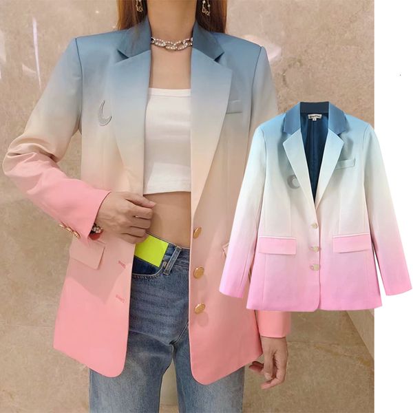 women's down & parkas vintage fashion rainbow gradient moon embroidery coat accessories long sleeve female outerwear chic lhm, Black
women's down & parkas vintage fashion rainbow gradient moon embroidery coat accessories long sleeve female outerwear chic lhm, Black