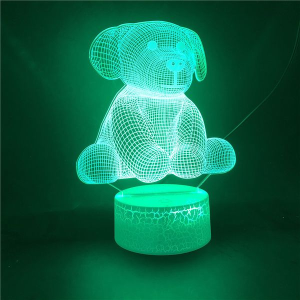 3d led lamps night light with touch sensor cute dog smart phone control 16 color atmosphere nightlight room decoration kids gift
3d led lamps night light with touch sensor cute dog smart phone control 16 color atmosphere nightlight room decoration kids gift
